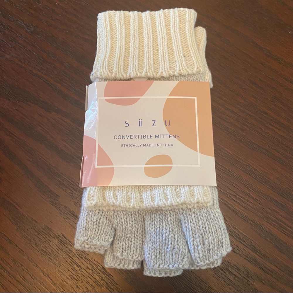 SiiZU Cozy Convertible Mittens NEW